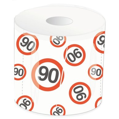 Toilettenpapier zum 90.