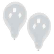 100 x Luftballons, 13 cm weiss