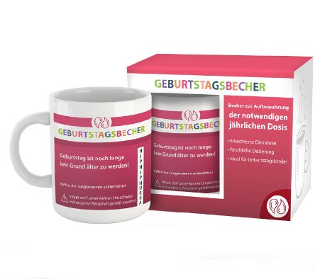 Medizinbecher Geburtstag