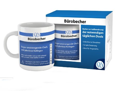 Medizinbecher Bürobecher