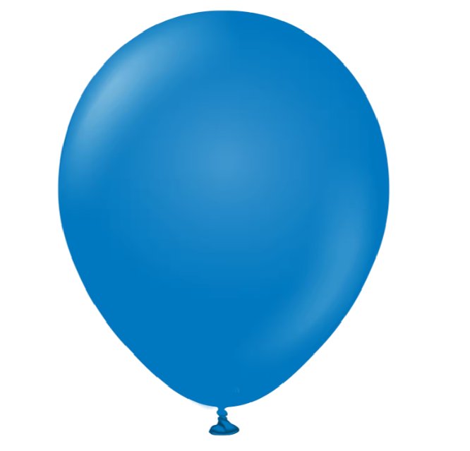 Luftballon Königsblau rund 30 cm, 10 Stück