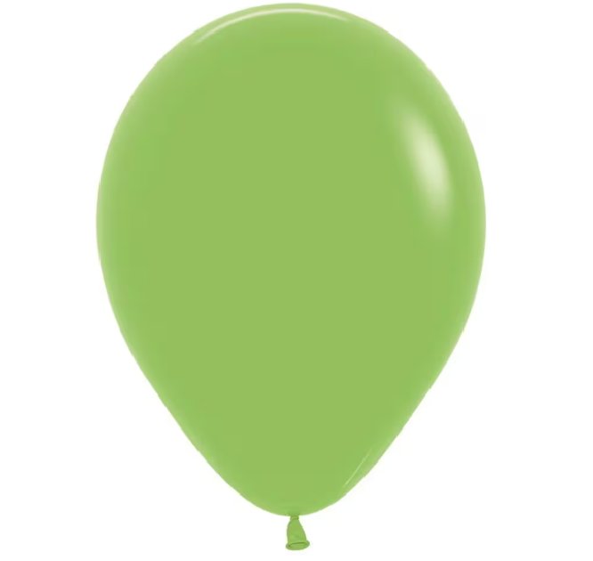 Luftballon Hellgrün rund 30 cm, 10 Stück
