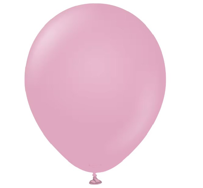 Luftballon Metallic hellrosa rund 30 cm, 10 Stück