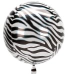 Folienballon Zebra, 45 cm
