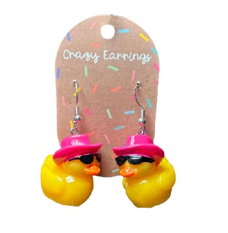 Ohrringe Badeente, 1 Paar Ohrringe Badeente, 1 Paar