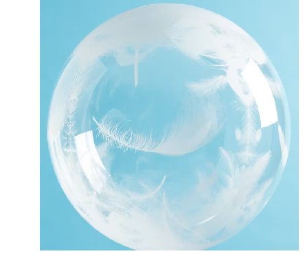 Durchsichtiger runder Ballon mit Federdruck Durchsichtiger runder Ballon mit Federdruck