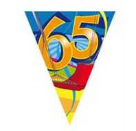 Motiv Wimpelkette zum 65. Geburtstag