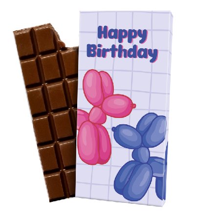 Schokolade zum Geburtstag, 100g