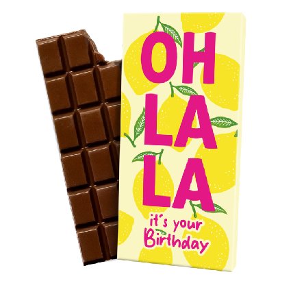 Schokolade zum Geburtstag, 100g