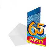 Einladungskarten 65.Geburtstag