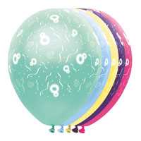 Pearl Luftballons mit Zahl 8