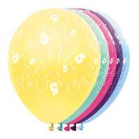 Pearl Luftballons mit Zahl 5