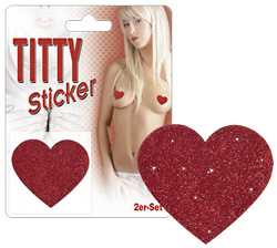 Titty Sticker, Herzform Titty Sticker, Herzform