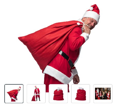 Sack für den Weihnachtsmann
