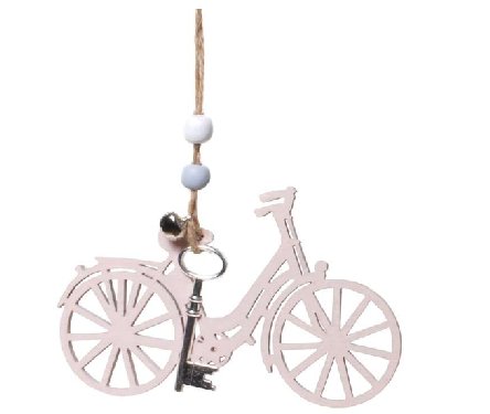 Holz-Fahrrad mit Schlüssel