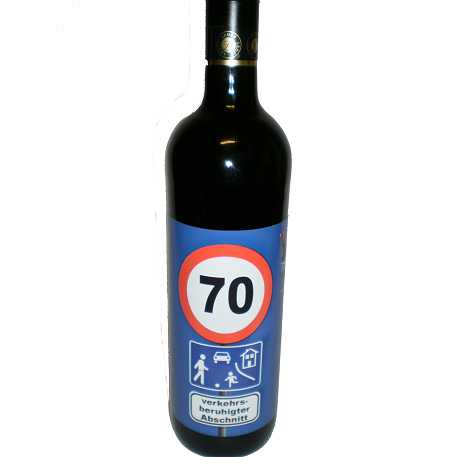70. Geburtstag Wein