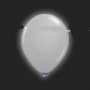 LED Luftballons, silber