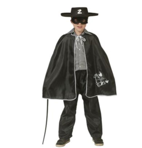 Kinder Kostüm Zorro Set