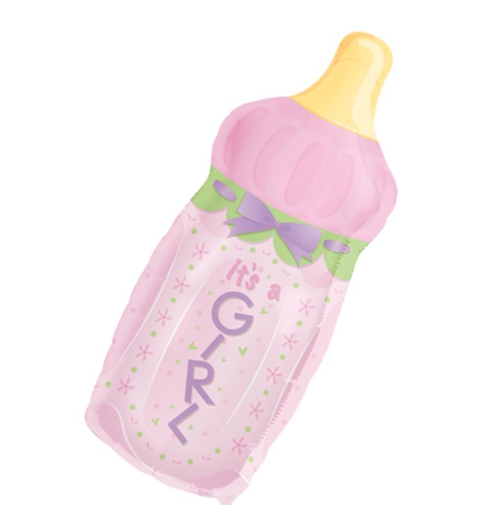 Baby Nuckelflasche, rosa-Mädchen