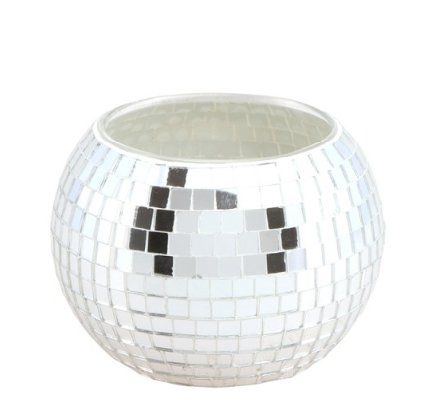 Kerzenhalter silber Glamour