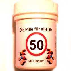 Geschenke 50. Geburtstag: Die Pille für alle ab 50