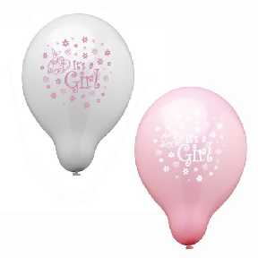 Luftballons 25 cm: It is a girl