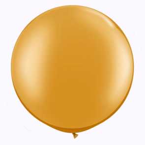 Riesenballon 80 cm - Metallic - Gold