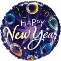 Farbenfroher Happy New Year Folienballon
