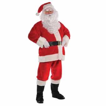 Weihnachtsmann Kostüm LUXUS, L/XL