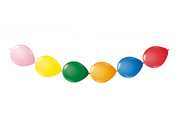 Ballonkette Pastell, 12 Stück
