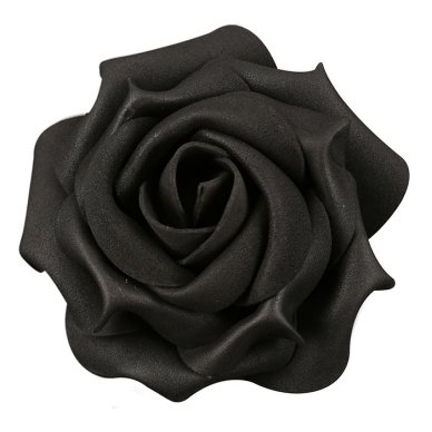 Schwarze Rosenblüte