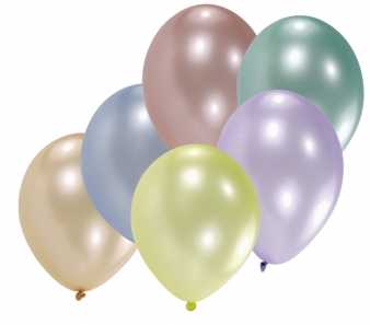 Metallic Luftballons, 50 Stück