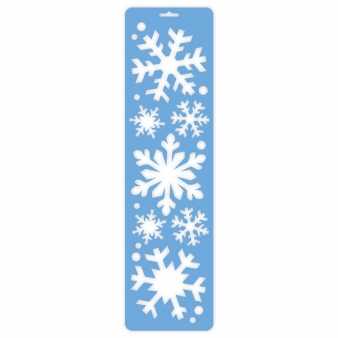 Fenster Schneeflocken Form