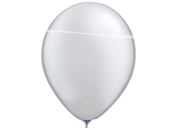 Silberne Luftballons, 30cm