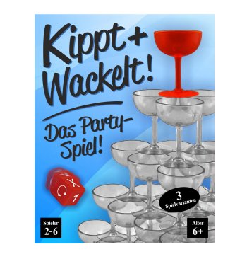 Kippt und Wackelspiel - Partyspiel