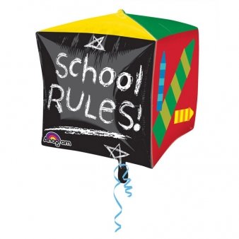 Folienballon Schule - School rules