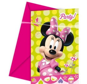 Minnie Mouse Einladungskarten