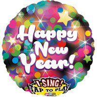 Singender Folienballon - Neues Jahr