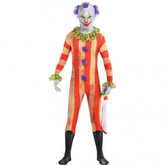 Creepy Clown Ganzkörperanzug