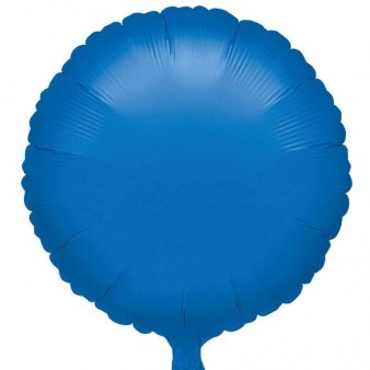 Folienballon Rund blau