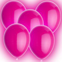 LED Ballons, pink