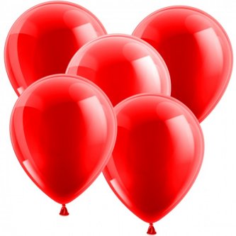 Luftballons Rot, 30cm, 10 St.