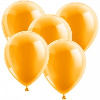Luftballon 10 Stück Rundballons Orange
