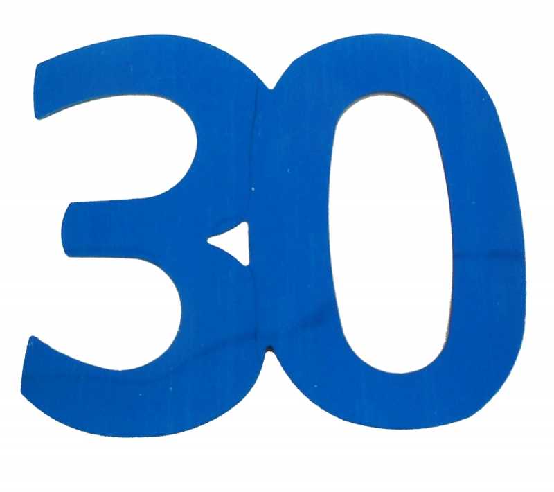 Flitterkonfetti 30, blau