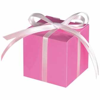 Give away Boxen / Schachteln, rosa 100 St.