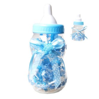 Riesen-Spar-Nuckelflasche mit Minis, blau