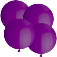 Lilafarbener Ballon XL - 90 cm