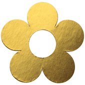 Blütenhalter in gold