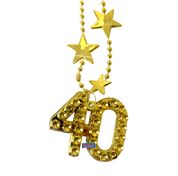 Halskette zum 40 Geburtstag, gold