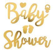 Baby Shower Schriftzug